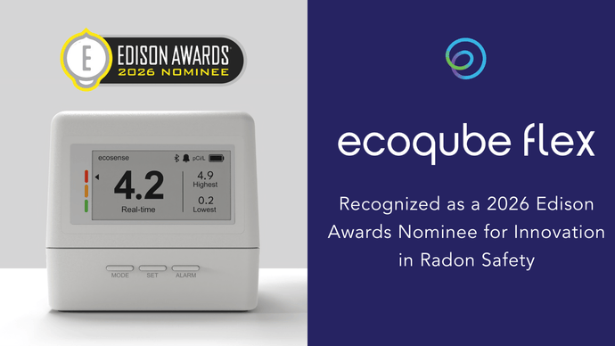 Ecosense EcoQube Flex Named Edison Awards 2026 Nominee for Innovation in Radon Detection Technology