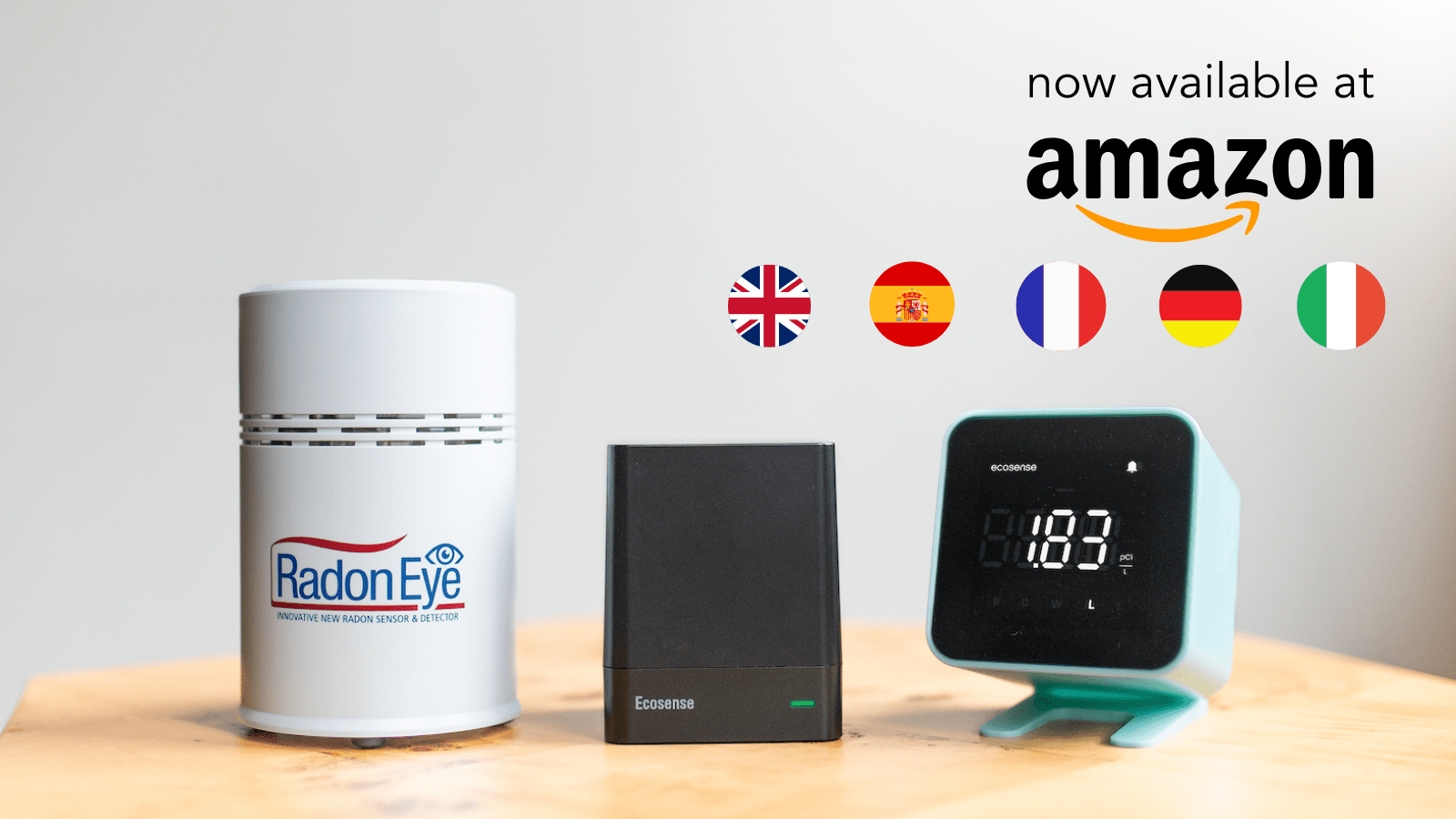 Ecosense is Now on Amazon UK & Europe