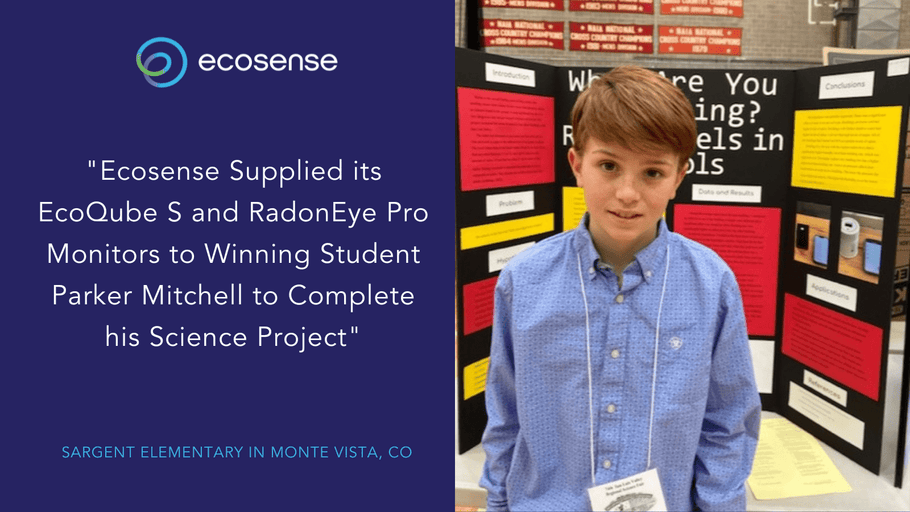 Monte Vista, Colorado, 7th Grader, Takes First Place in Regional Science Fair With Radon Level Monitoring Project in Colorado Schools